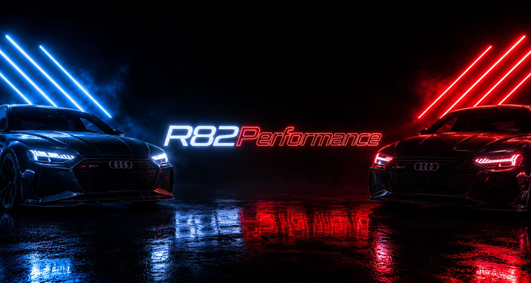 R82 Performance - Prižgane luči